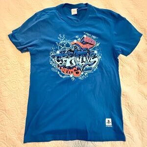 Sony PlayStation Studio Creative Art Graphic Short sleeved t-shirt collectible